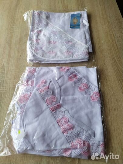 Набор для крещения девочки новый