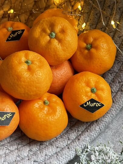 Мандарин мыло ручной работы новый год