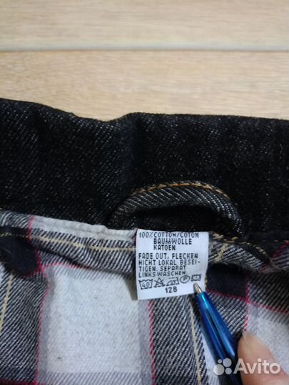 Джинсовая Жилетка authentic style 128 см