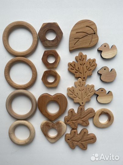 Грызунки и клипсы можжевельник 33шт