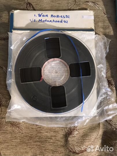 Катушки для магнитофона с записью