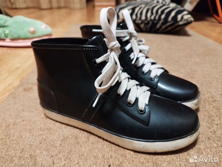 Резиновые сапоги/ полусапожки 36 размер