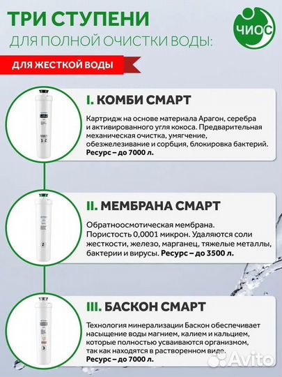 Фильтр Гейзер Престиж Смарт система обратный осмос