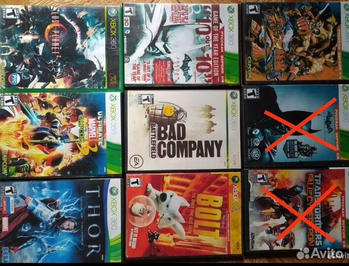 Игры на Xbox 360 диски