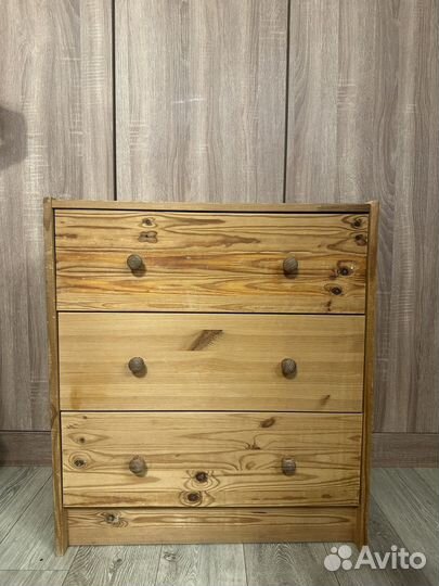 Комод IKEA rast дерево (необработанный)