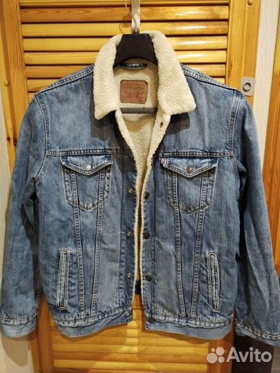 Джинсовка Levis Sherpa Trucker Jacket XL