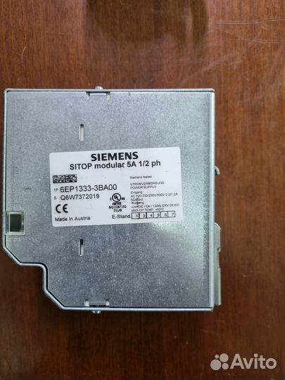 Блок питания Siemens sitop 6EP1333-3BA00