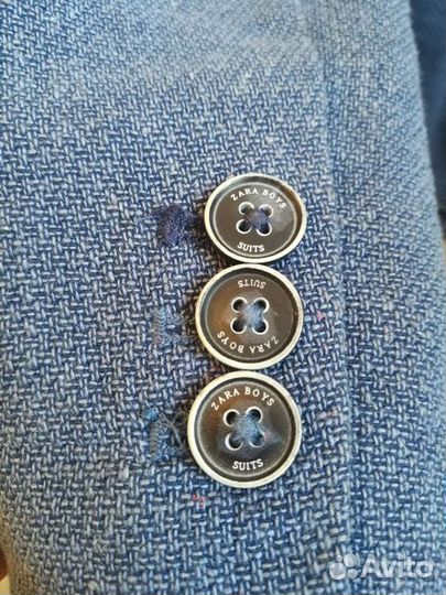 Пиджак zara boys для мальчика 116 см