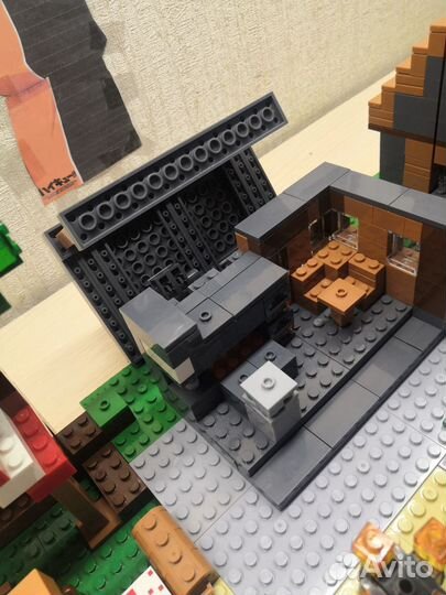 Конструктор деревня майнкрафт бу