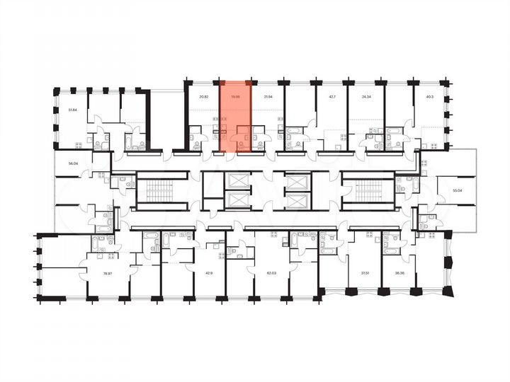 Квартира-студия, 20 м², 24/32 эт.