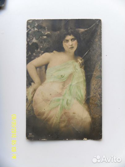 Старинные открытки.Открытка с Сталиным