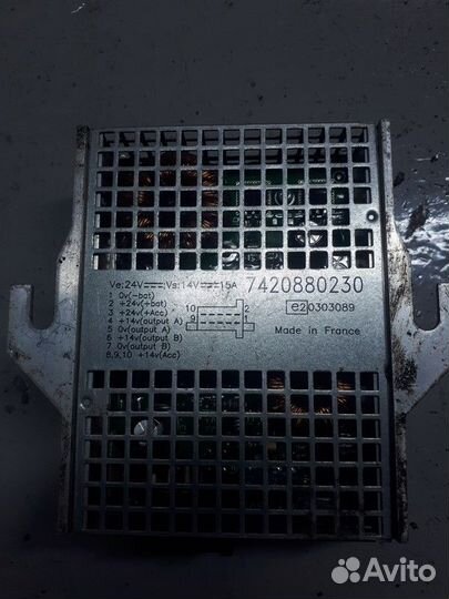 Преобразователь напряжения renault trucks Premium