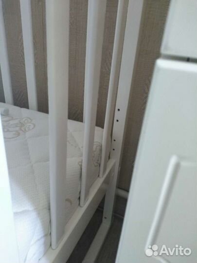 Детская кроватка качалка-колесо,матрас