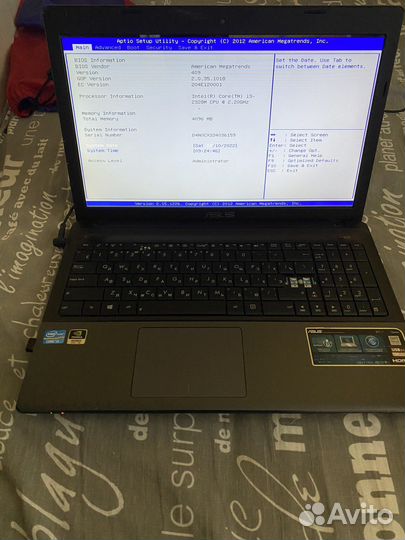 Ноутбук asus