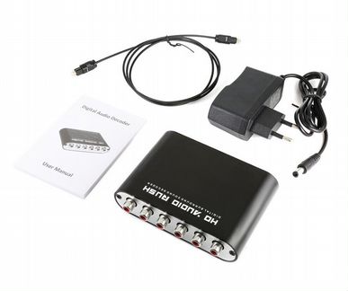 Аудио конвертер из Цифры в Аналог 5.1