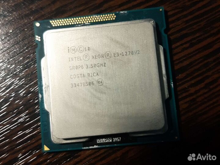 Процессор Intel Xeon e3-1270v2