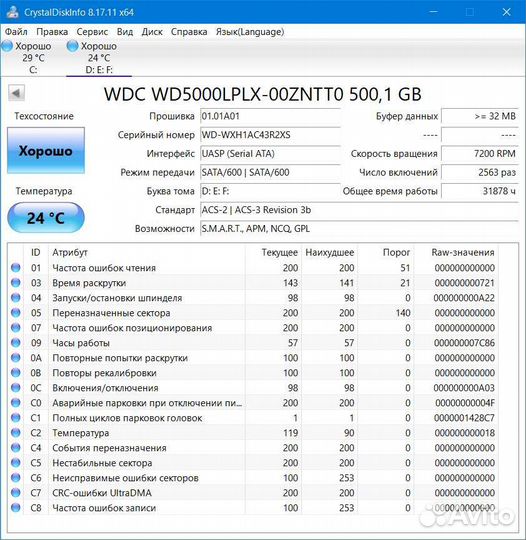 Жесткие диски 2.5 500gb WD Black