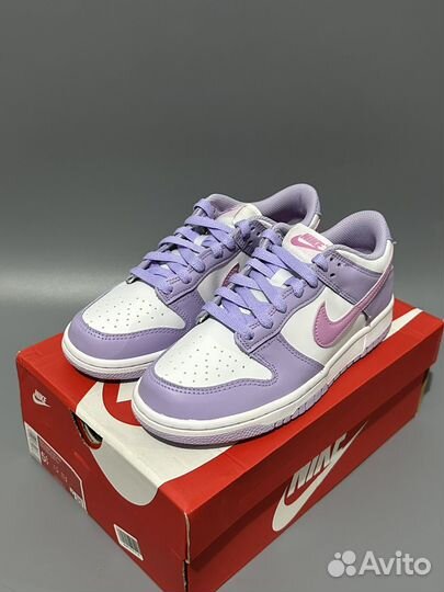 Кроссовки Nike Dunk Low Gs Lilac Bloom оригинал