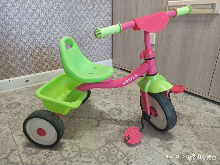 Велосипед трёхколёсный Kreiss детский
