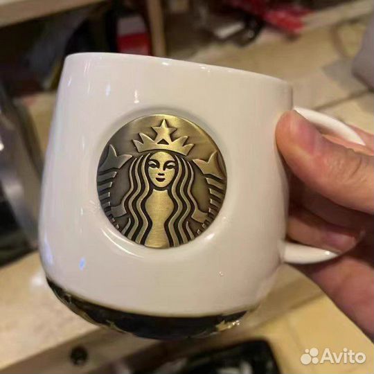 Кружка starbucks белая