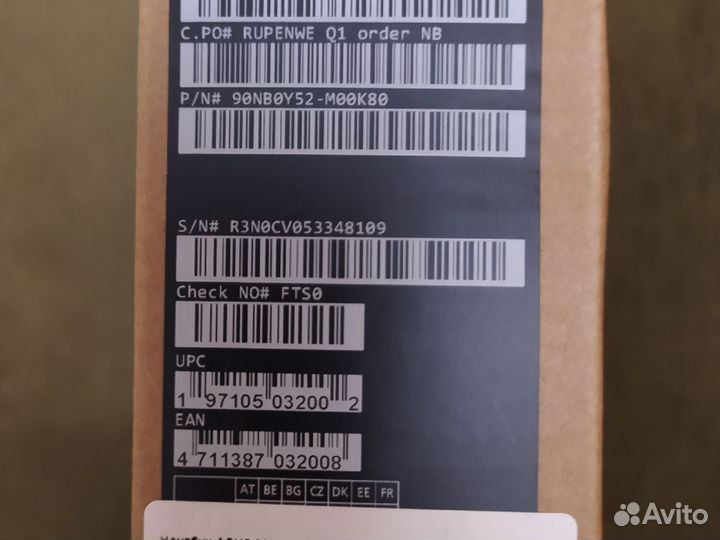 Ноутбук asus новый