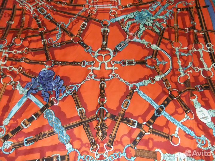 Платок hermes шелк