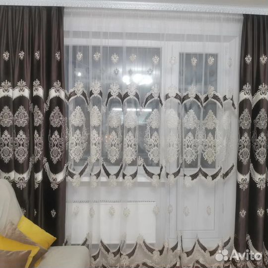 Шторы+тюль