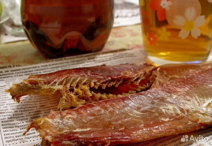 Тушка леща вяленая очищенная