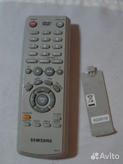DVD-samsung пульт