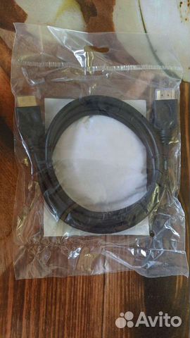 Шнур hdmi - hdmi 1.5 m новый