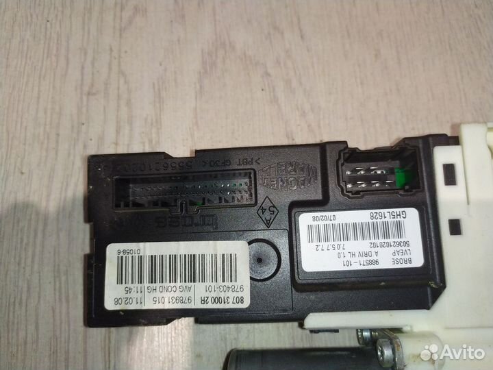 Мотор стеклоподъемника Моторчик Renault laguna 3 Л