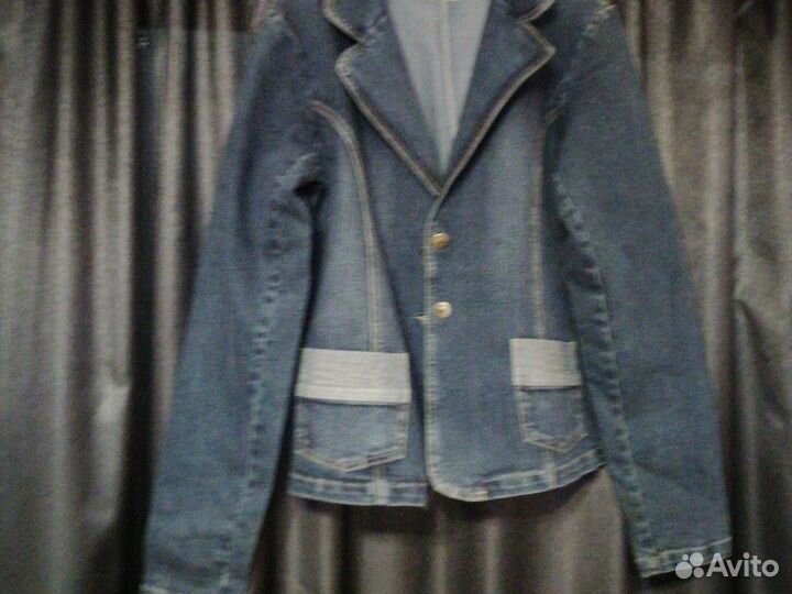Пиджак женский джинсовый