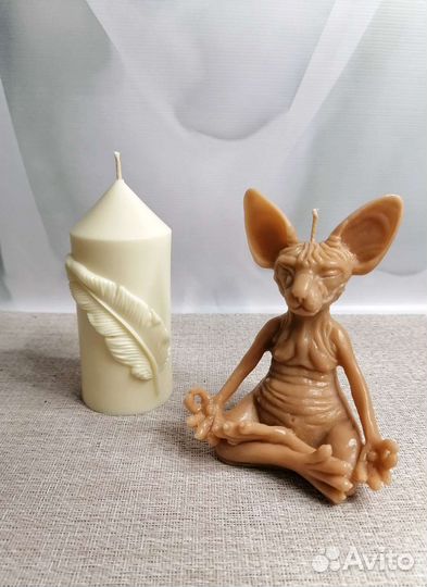 Сфинкс свеча из пчелиного воска