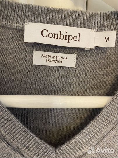Джемпер мужской Conbipel Италия шерсть мериноса М