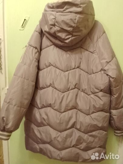 Парка зима р 50 новая лавандовый цвет