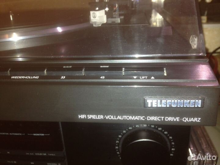 Виниловый проигрыватель telefunken HS 870
