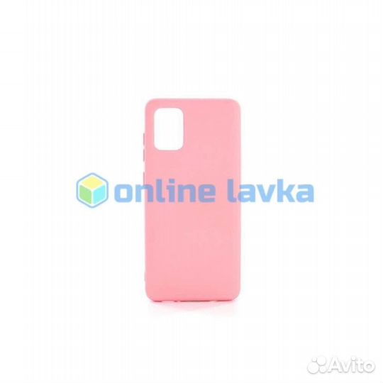 Чехол силиконовый Case для Samsung A31 розовый №19