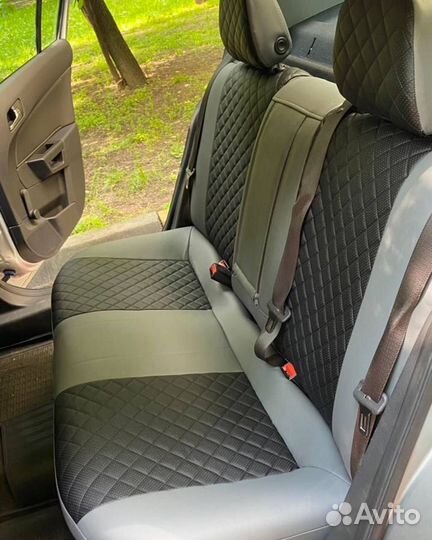 Авточехлы алькантара Ромб Skoda Fabia 2 Автопилот