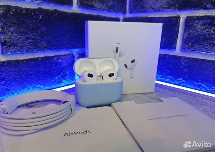 Airpods 3 premium гарантия и чехол