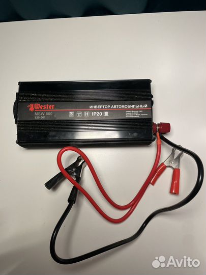 Инвертор автомобильный Wester msw600