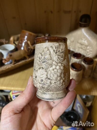 Коллекционная бутылка, кувшин набор, рюмки, стопка