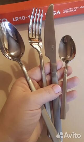Набор столовых приборов новый