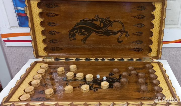 Нарды деревянные