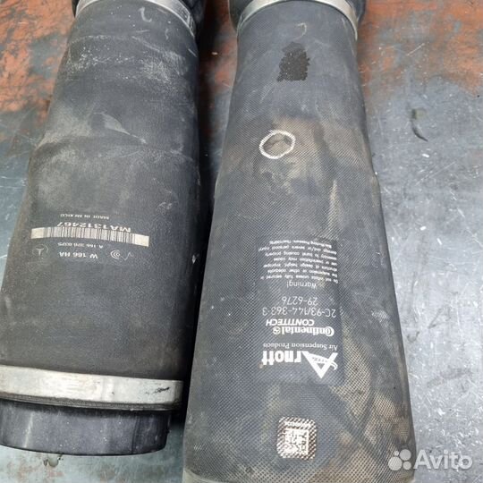 Задние пневмобаллоны Mercedes Gl x 166