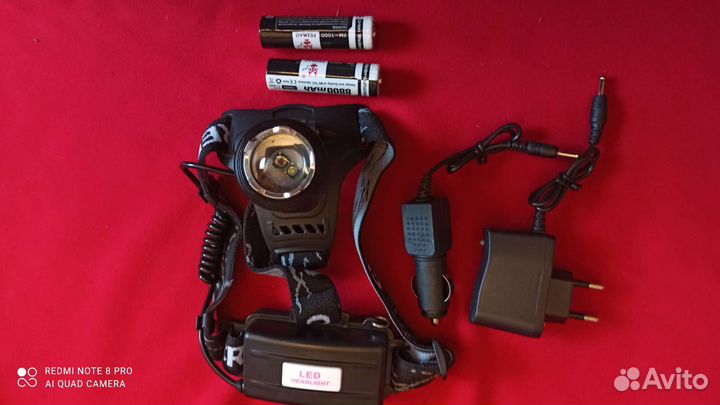 Налобный фонарик 