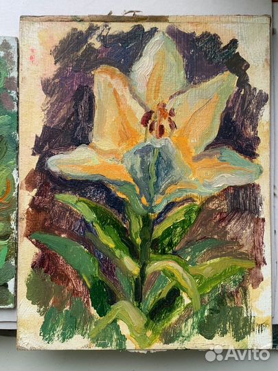 Картина маслом этюд