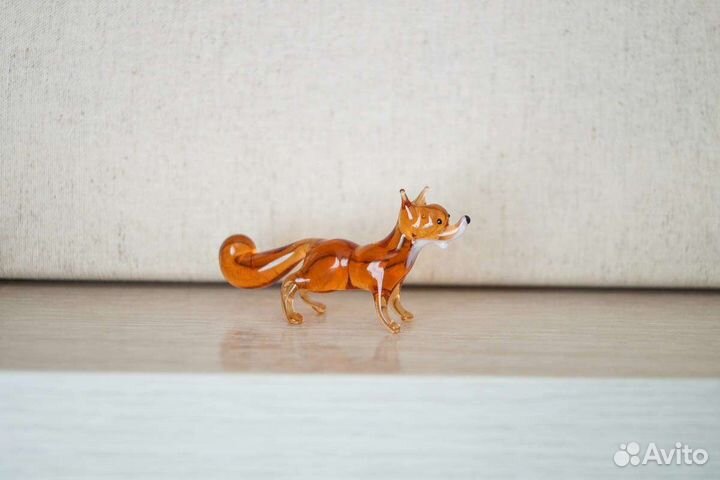 Стеклянные фигурки животных