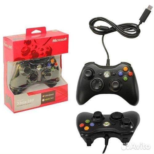 Джойстик xbox 360 проводной