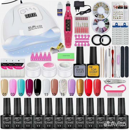 Большой маникюрный набор стартовый новый