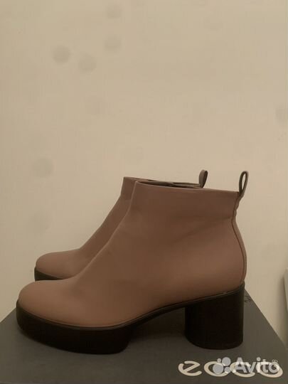Ботильоны/ботинки женские ecco 38 натуральная кожа